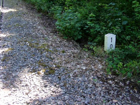 Kilometerstein 1,0 Bild