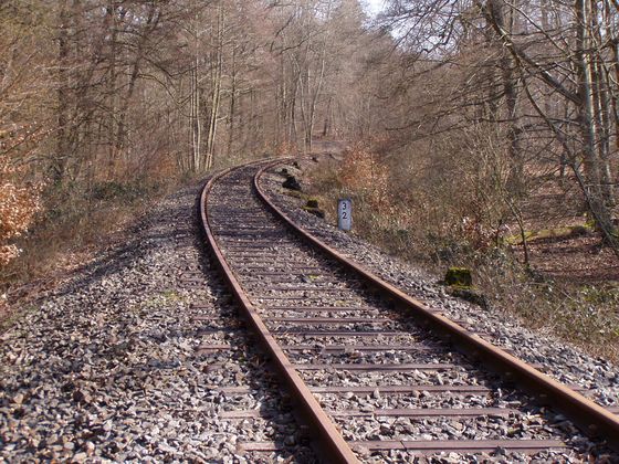 Streckenverlauf bei Kilometerstein 3,2 Bild