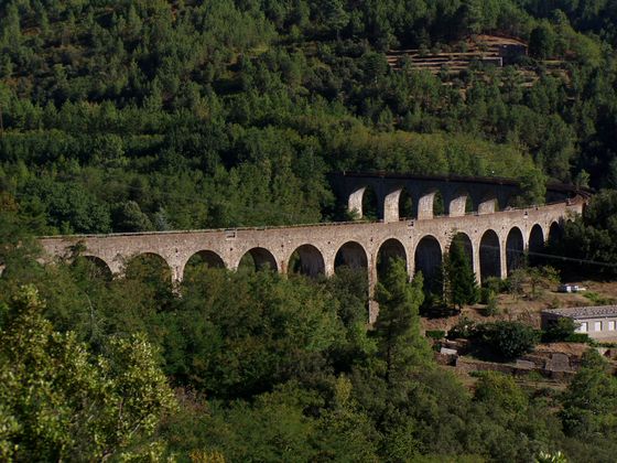 Eisenbahnviadukt bei Chamborigaud Bild