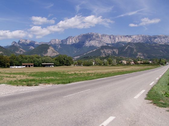 Anfahrt auf das Vercors von Süden Bild