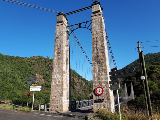 Pont de Verdalle über den Tarn Bild