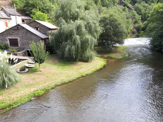 Viaur bei der Moulin d’Albinet Bild