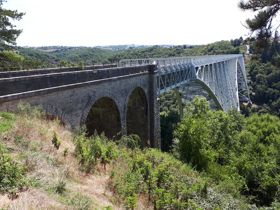 Viaduc de Viaur von der Nordseite Bild
